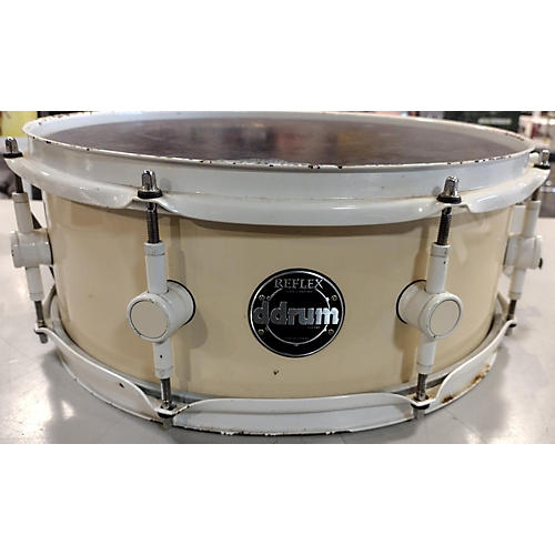 Ddrum 14X5.5 Reflex Snare Drum Alpine White 211