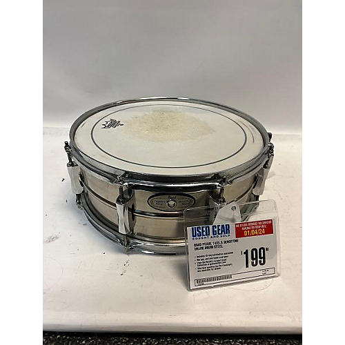 Pearl 14X5.5 Sensitone Snare Drum Steel 211