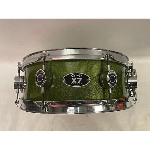 PDP by DW 14X5.5 X7 Drum GREEN SPARKLE 211