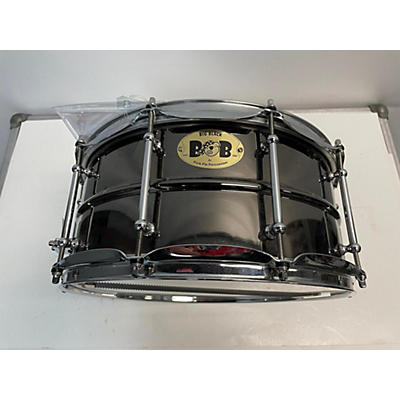 Pork Pie 14X6 Big Black Brass Snare Drum