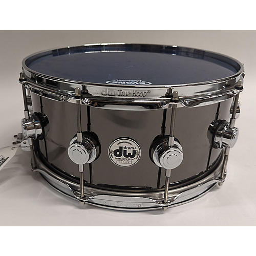 DW 14X6 Collector's Series Snare Drum BLACK NICKEL OVER BRASS 212
