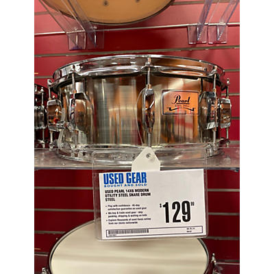 Pearl 14X6 Modern Utility Steel Snare Drum