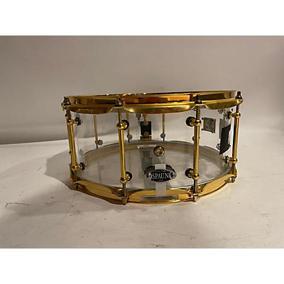 Spaun 14X6.5 Acrylic Snare Drum Drum