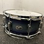 Used TAMA 14X6.5 Artwood Snare Drum Trans Blue 213
