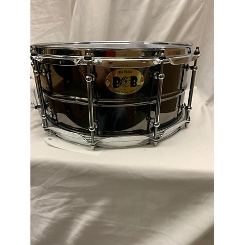14X6.5 Big Black Brass Snare Drum