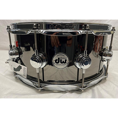 DW 14X6.5 Collector's Series Aluminum Snare Drum Silver 213