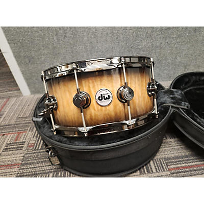 DW 14X6.5 Collector's Series Exotic Maple Mahogany Snare Drum