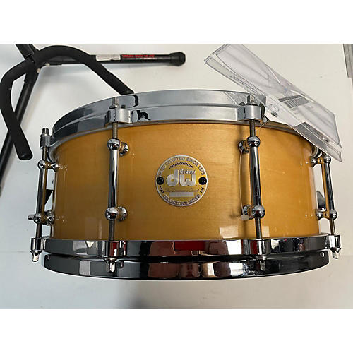 DW 14X6.5 Collector's Series Maple Snare Drum Natural 213