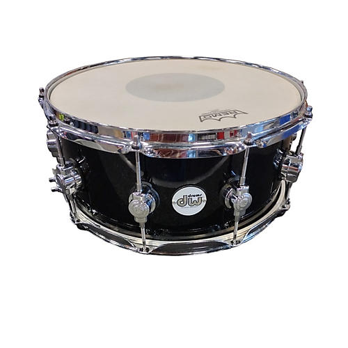 DW 14X6.5 Design Series Snare Drum Black 213