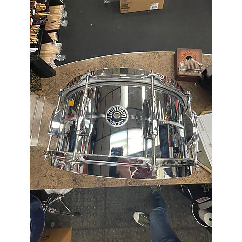 Gretsch Drums 14X6.5 GR4164 Chrome Over Brass Snare Drum Chrome 213