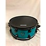 Used SJC Drums 14X6.5 PATHFINDER SNARE Drum MIAMI TEAL SATIN 213