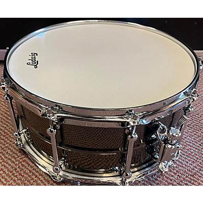 Ludwig 14X6.5 Universal Series Black Brass Drum