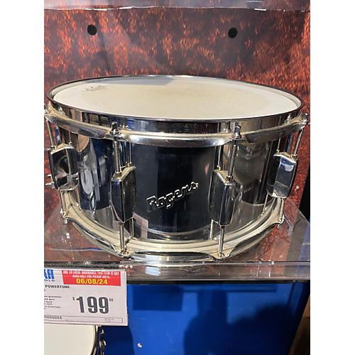 Rogers 14X7 Powertone Snare Drum steel 214