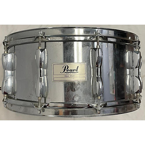 Pearl 14X7 Steel Snare Drum Steel 214