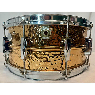 Ludwig 14in 1986 SUPRAPHONIC HAMMERED BRASS SNARE Drum