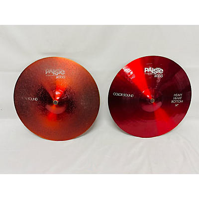 Paiste 14in 2000 Series Colorsound Hi Hat Pair Cymbal