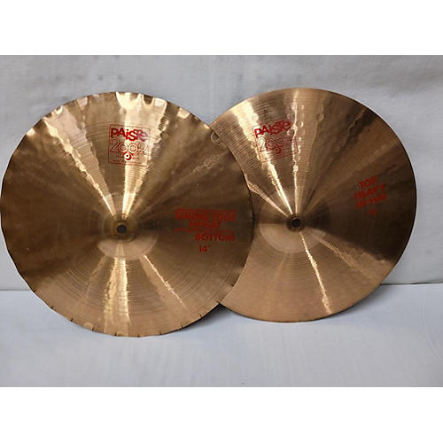 14in 2002 HEAVY TOP SOUND EDGE HI HAT PAIR Cymbal