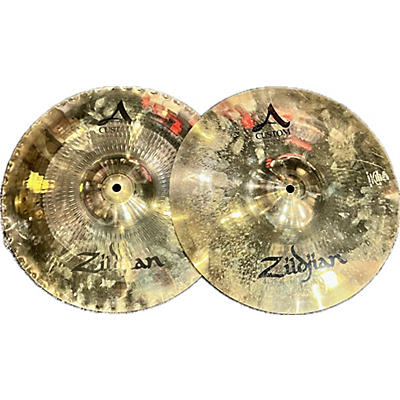 Zildjian 14in A Custom Mastersound Hi Hat Pair Cymbal