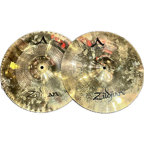 Zildjian 14in A Custom Mastersound Hi Hat Pair Cymbal 33