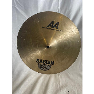 SABIAN 14in AA Sound Control Crash Brilliant Cymbal