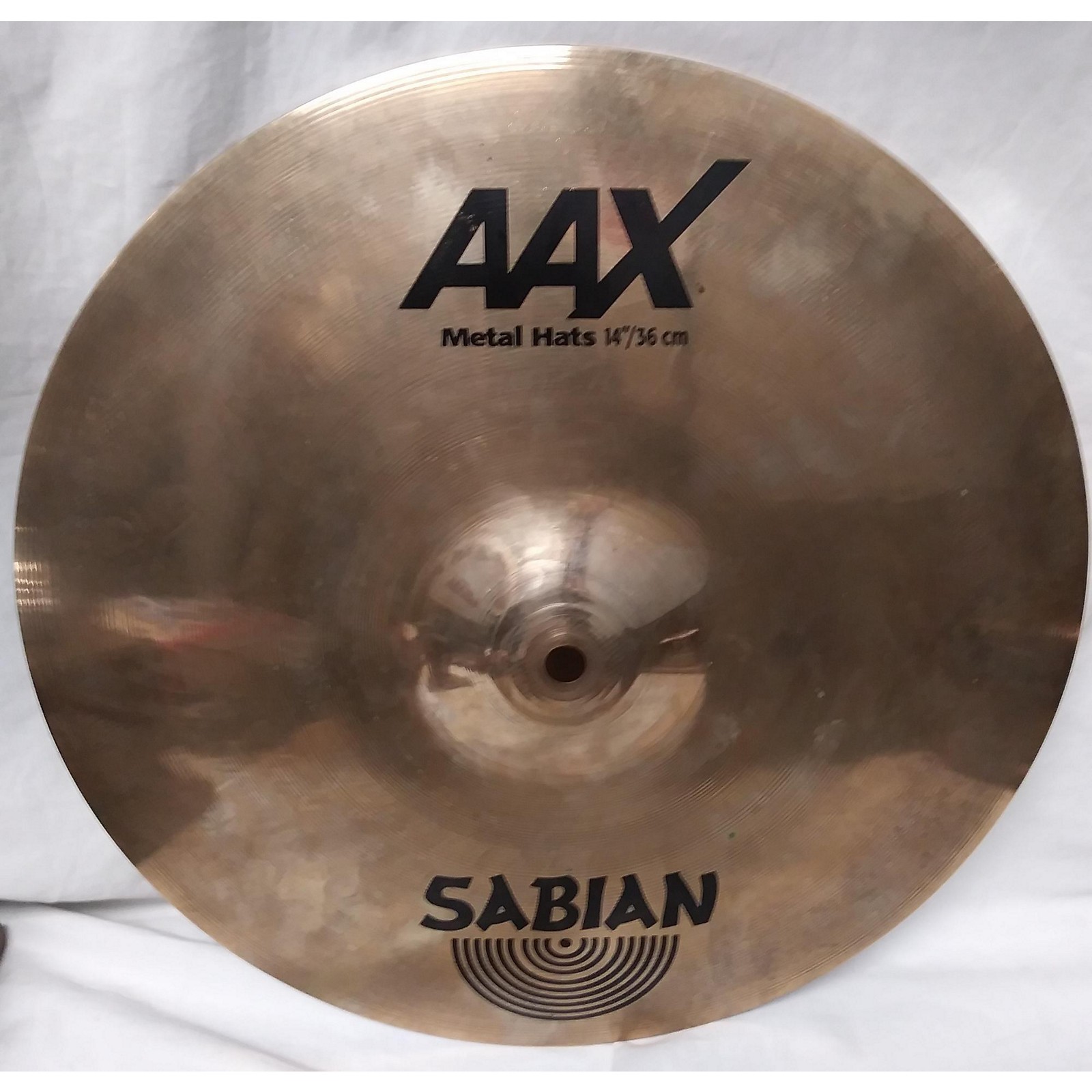 Used Sabian 14in AAX Metal Hi Hat Bottom Brilliant Cymbal 33 Musician