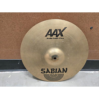 SABIAN 14in AAX Studio Crash Brilliant Cymbal