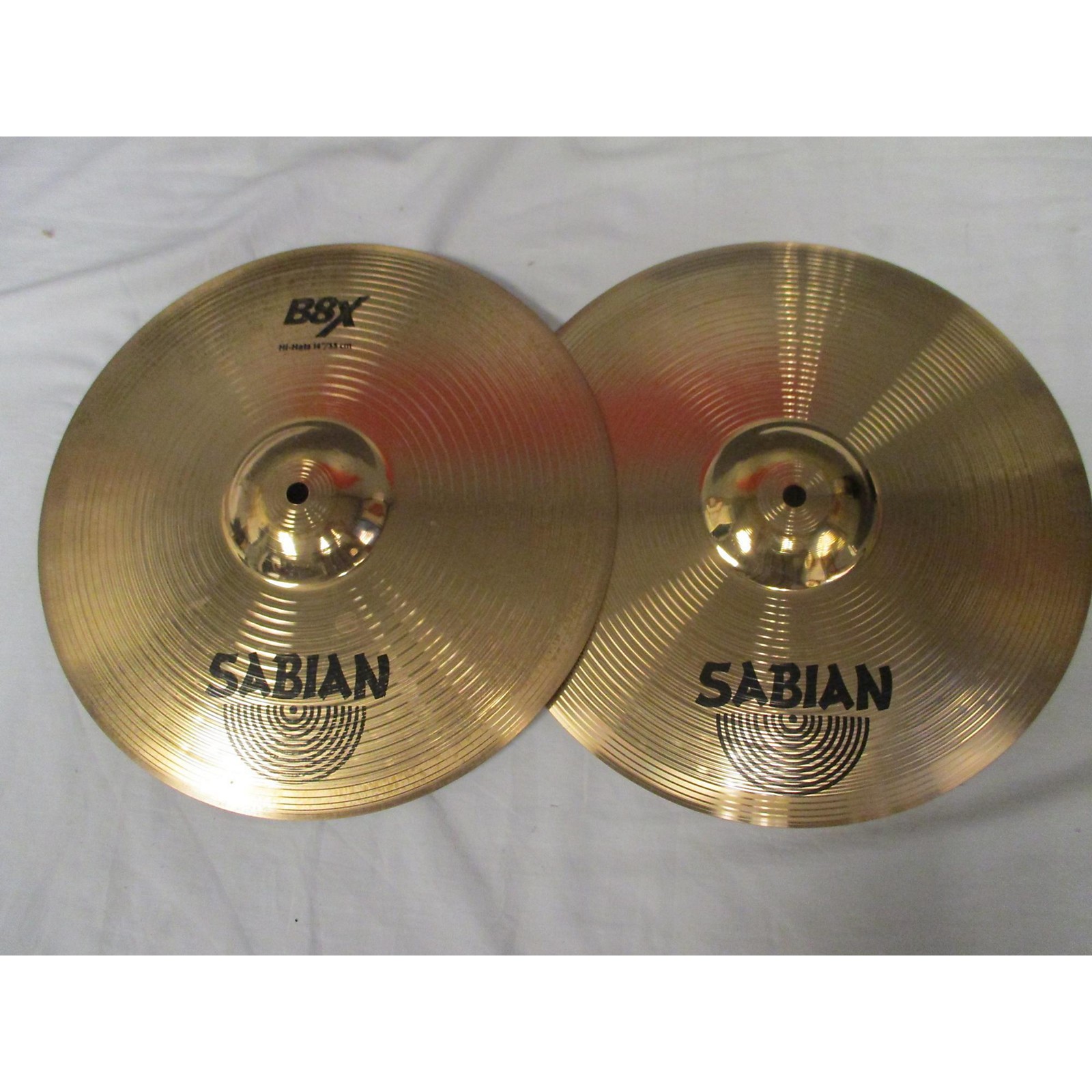 Used Sabian 14in B8 Hi Hat Pair Cymbal 33 Musician's Friend