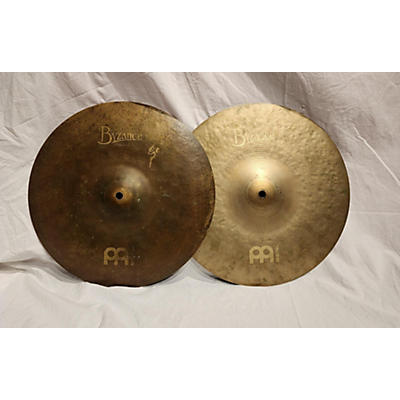 MEINL 14in Byzance Vintage Sand Hi Hat Pair Cymbal