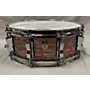 Used Ludwig 14in Classic Maple Snare Drum Pink Oyster 33