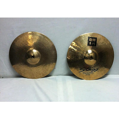 Stagg 14in DH Hand Hammered Hi-hat Pair Cymbal