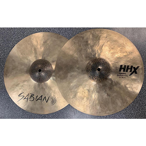 SABIAN 14in HHX Complex Medium Hi Hats Pair Cymbal 33