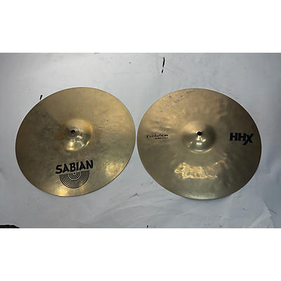 Sabian 14in HHX EVOLUTION HI HATS PAIR Cymbal