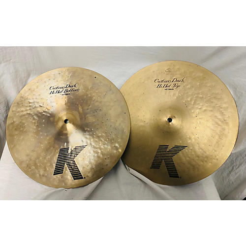 14in K Custom Dark Hi Hat Pair Cymbal