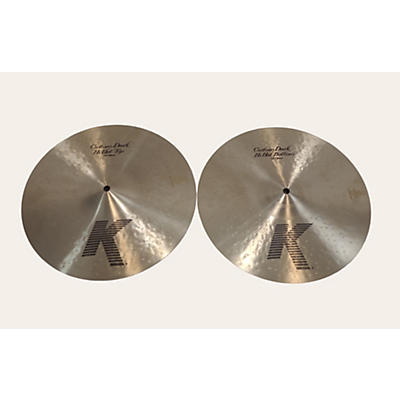 Zildjian 14in K Custom Dark Hi Hat Pair Cymbal