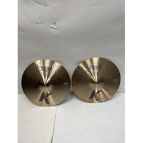 Zildjian 14in K Custom Dark Hi Hat Pair Cymbal 33
