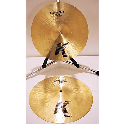 Zildjian 14in K Custom Dark Hi Hat Pair Cymbal