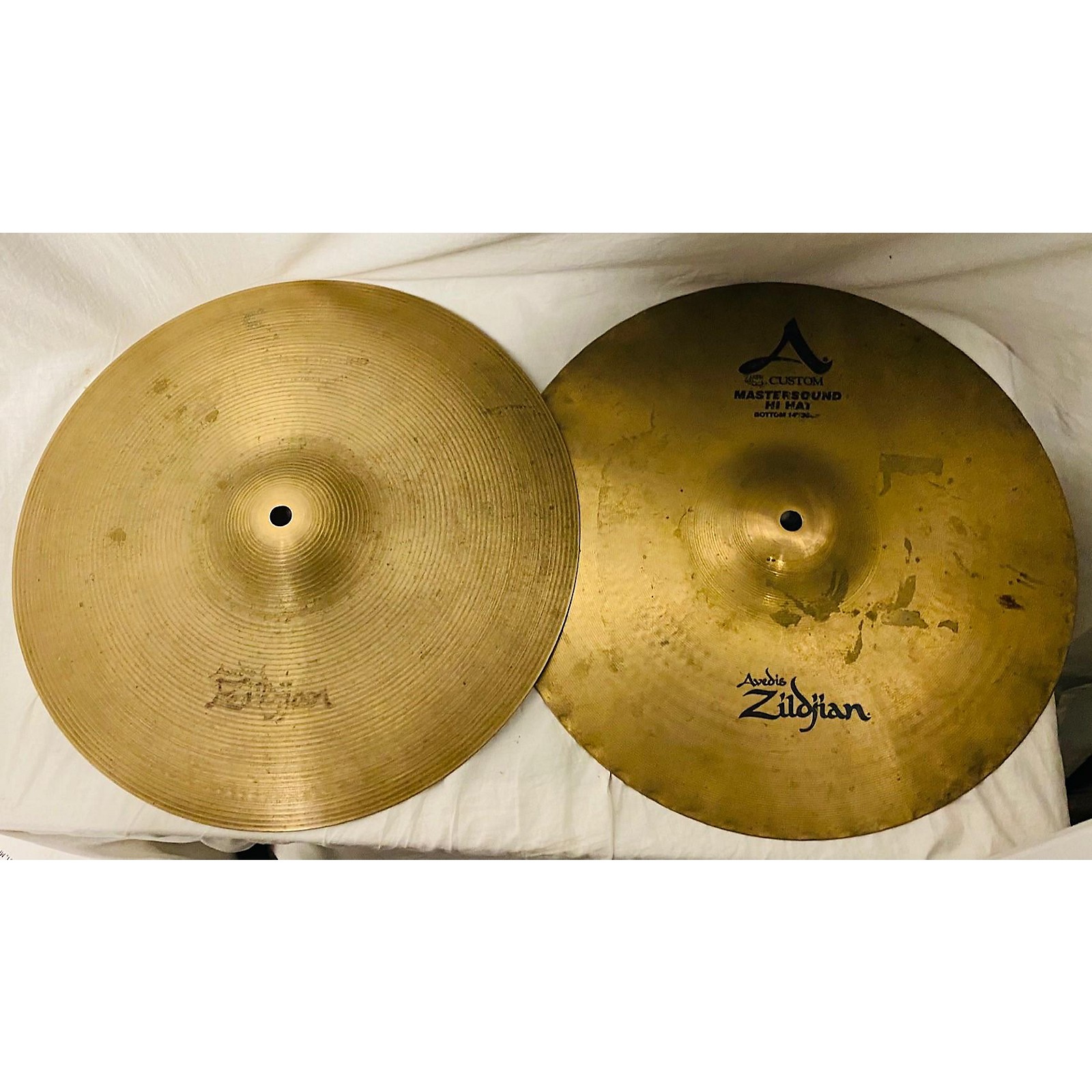 Used Zildjian 14in Mastersound Hi Hat Pair Cymbal 33 Musician's Friend