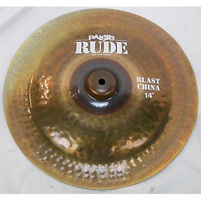 Paiste 14in Rude Blast China Cymbal