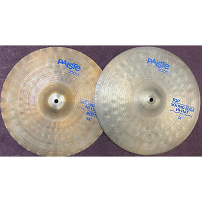 Paiste 14in Sound Edge Hi Hat Pair Cymbal