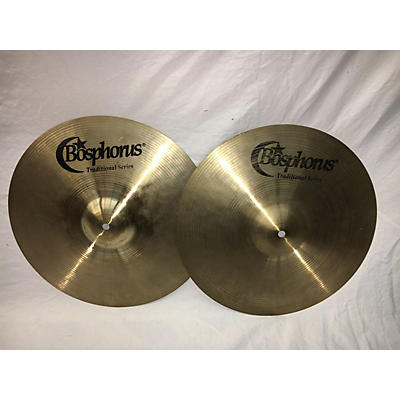 Bosphorus Cymbals 14in Traditional Series HiHat Pair Cymbal