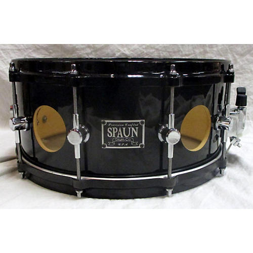 Spaun 14in Vented Snare Drum Black 33