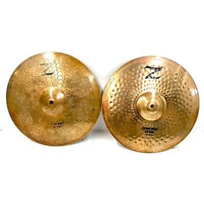 Zildjian 14in Z Custom Dyno Beat Hi Hat Pair Cymbal