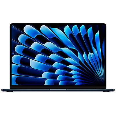 Apple 15" MacBook Air: Apple M3 chip with 8-core CPU and 10-core GPU, 16GB, 256GB SSD - Midnight