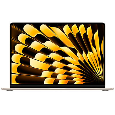 Apple 15" MacBook Air: Apple M3 chip with 8-core CPU and 10-core GPU, 16GB, 256GB SSD - Starlight