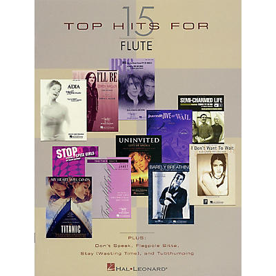 Hal Leonard 15 Top Hits Instrumental Folio Series