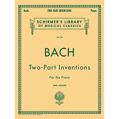 G. Schirmer 15 Two Part Inventions for The Piano By Bach