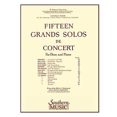 Hal Leonard 15 (fifteen) Grands Solos De Concert +usa-only+ Southern Music Series Arranged by Andraud, Albert
