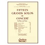 Hal Leonard 15 (fifteen) Grands Solos De Concert +usa-only+ Southern Music Series Arranged by Andraud, Albert