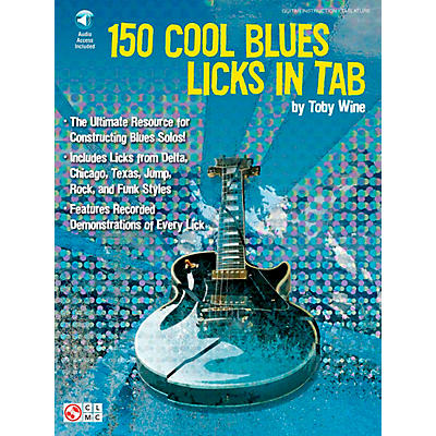 Cherry Lane 150 Cool Blues Licks In Tab Book/CD