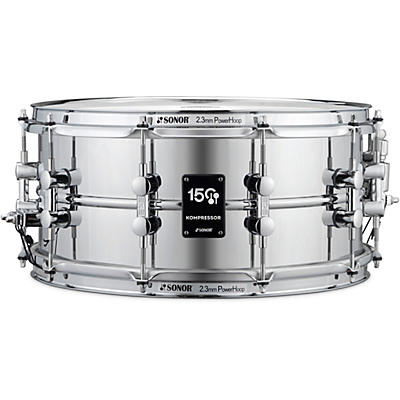 Sonor 150th Anniversary Edition 14x6.5" Kompressor Steel Snare Drum